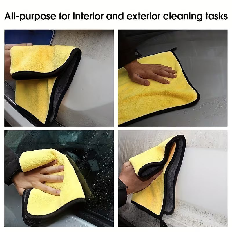 Coral Car Cleaning Cloth