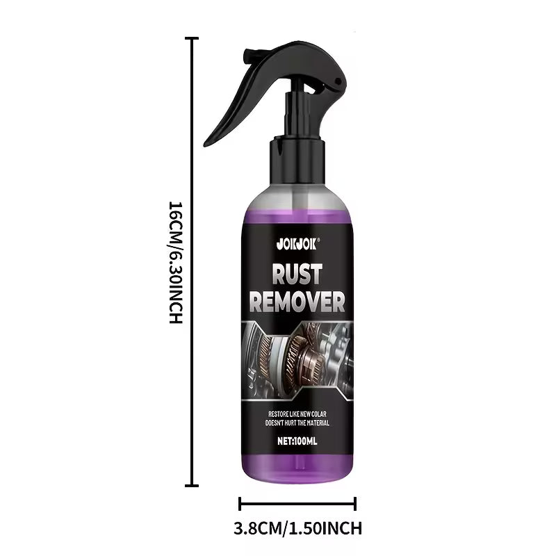 Metal polishing spray