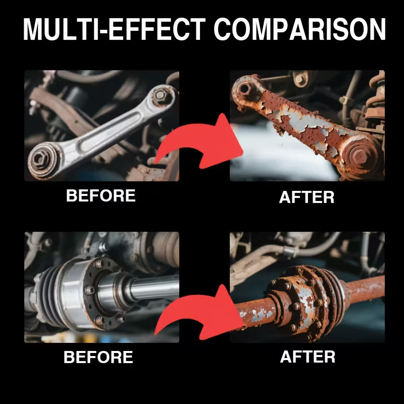 Metal polishing spray