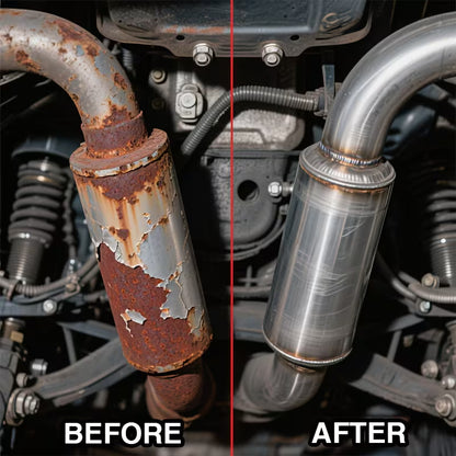Metal polishing spray