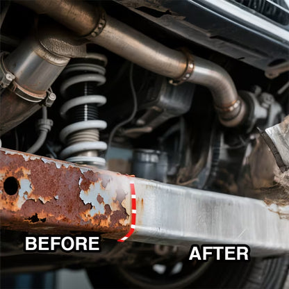 Metal polishing spray