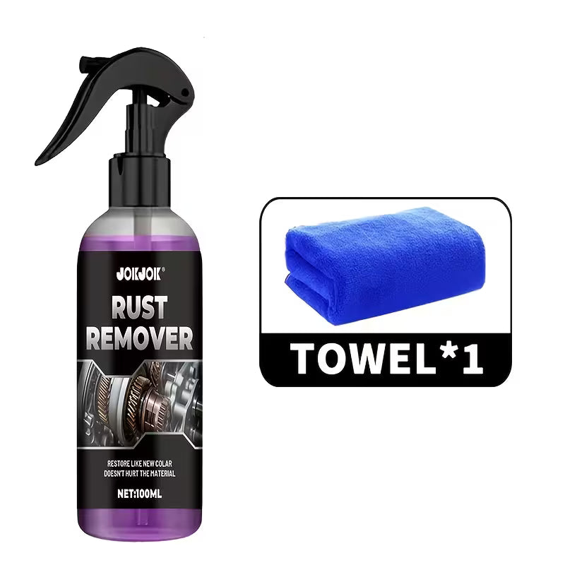 Metal polishing spray