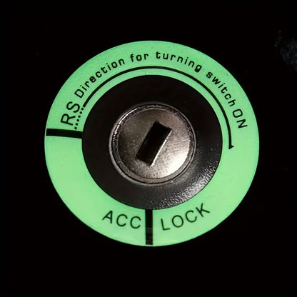 Car Ignition Switch Luminous Sticker Rings